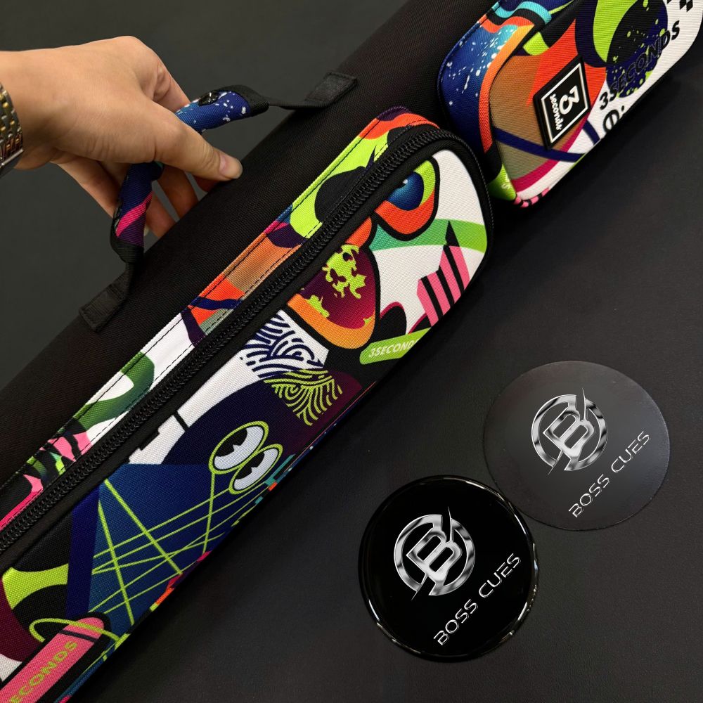 Bao Cơ Bida 3Second ABSTRACT POP ART 3x5 / Bao Đựng Cơ Chính Hãng 3SECOND 14 3SABSTRACTPOPART