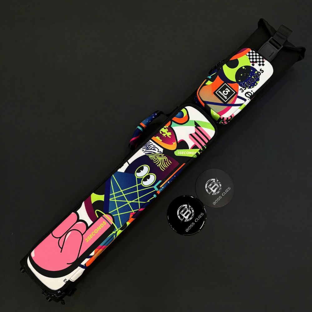 Bao Cơ Bida 3Second ABSTRACT POP ART 3x5 / Bao Đựng Cơ Chính Hãng 3SECOND 3 3SABSTRACTPOPART