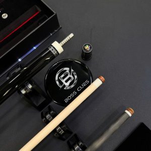 Gậy Bida Lỗ Leadsuper Luxury 2.0 Black - Kèm 2 Ngọn (Carbon & Mộc)/Gậy Bida Chính Hãng Leadsuper 15 leadlux2.0bl