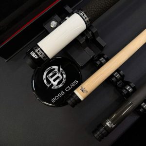 Gậy Bida Lỗ Leadsuper Luxury 2.0 White - Kèm 2 Ngọn (Carbon & Mộc)/Gậy Bida Chính Hãng Leadsuper 20 leadlux2.0w