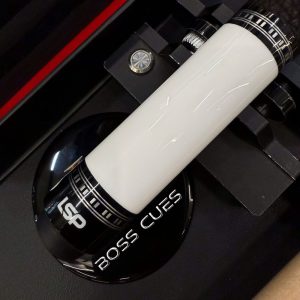 Gậy Bida Lỗ Leadsuper Luxury 2.0 White - Kèm 2 Ngọn (Carbon & Mộc)/Gậy Bida Chính Hãng Leadsuper 19 leadlux2.0w