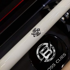 Gậy Bida Lỗ Leadsuper Luxury 2.0 White - Kèm 2 Ngọn (Carbon & Mộc)/Gậy Bida Chính Hãng Leadsuper 18 leadlux2.0w