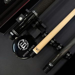 Gậy Bida Lỗ Leadsuper Luxury 2.0 Black - Kèm 2 Ngọn (Carbon & Mộc)/Gậy Bida Chính Hãng Leadsuper 20 leadlux2.0bl